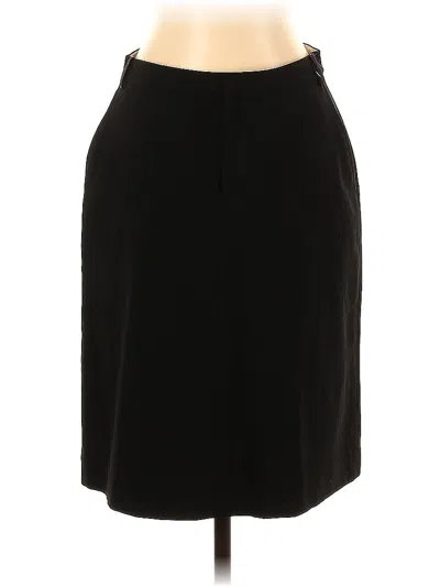 Pre-owned Banana Republic Wool Skirt In Black