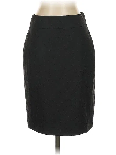 Pre-owned Banana Republic Wool Skirt In Black