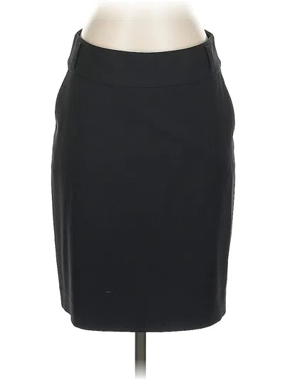 Pre-owned Banana Republic Wool Skirt In Black