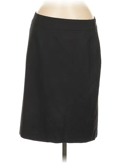 Pre-owned Banana Republic Wool Skirt In Black