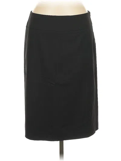 Pre-owned Banana Republic Wool Skirt In Black