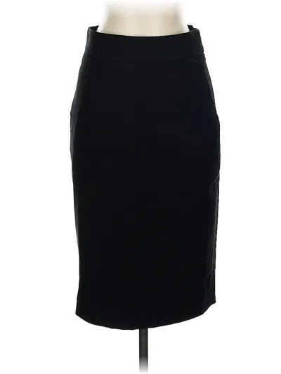 Pre-owned Banana Republic Wool Skirt In Black