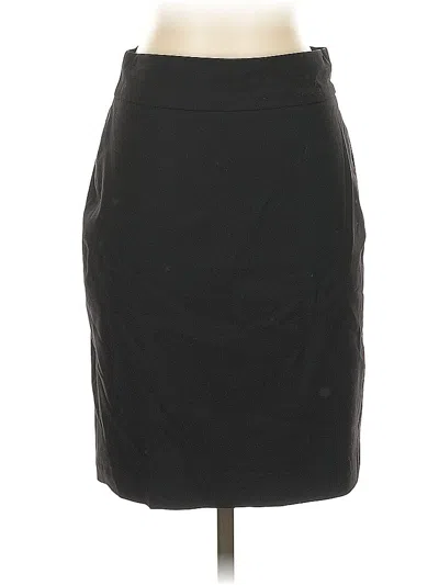 Pre-owned Banana Republic Wool Skirt In Black