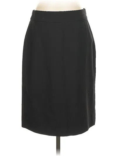 Pre-owned Banana Republic Wool Skirt In Black