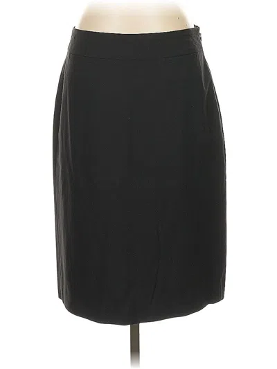 Pre-owned Banana Republic Wool Skirt In Black