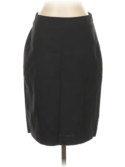 Pre-owned Banana Republic Wool Skirt In Black