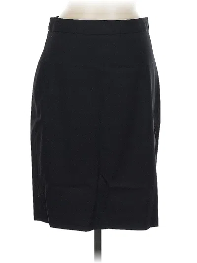 Pre-owned Banana Republic Wool Skirt In Black