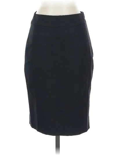 Pre-owned Banana Republic Wool Skirt In Black