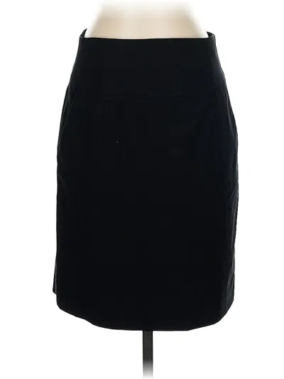 Pre-owned Banana Republic Wool Skirt In Black