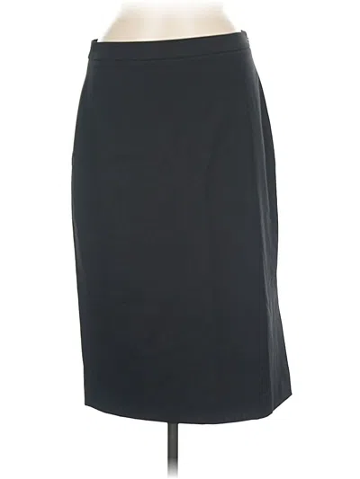 Pre-owned Banana Republic Wool Skirt In Black