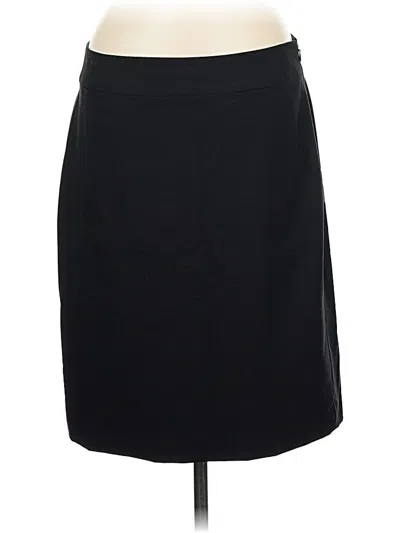 Pre-owned Banana Republic Wool Skirt In Black
