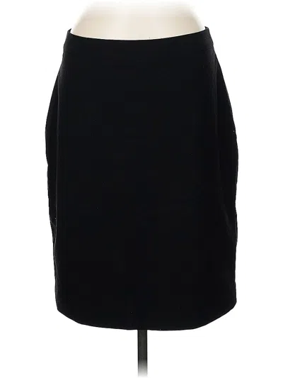 Pre-owned Banana Republic Wool Skirt In Black