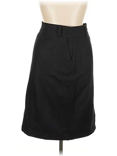 Pre-owned Banana Republic Wool Skirt In Black