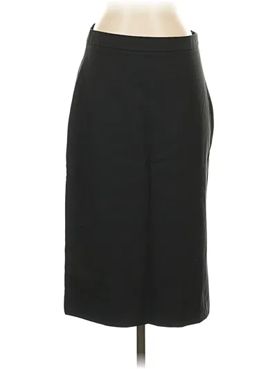 Pre-owned Banana Republic Wool Skirt In Black