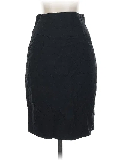 Pre-owned Banana Republic Wool Skirt In Black