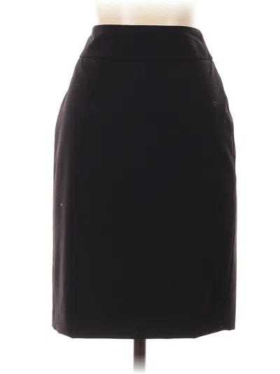 Pre-owned Banana Republic Wool Skirt In Black