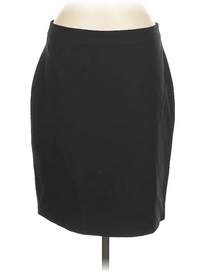Pre-owned Banana Republic Wool Skirt In Black