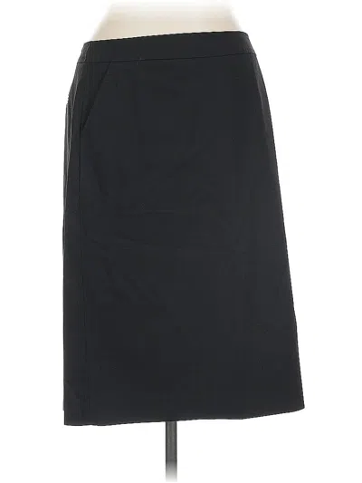 Pre-owned Banana Republic Wool Skirt In Black