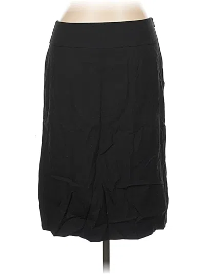 Pre-owned Banana Republic Wool Skirt In Black