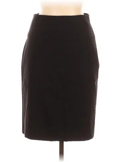 Pre-owned Banana Republic Wool Skirt In Black