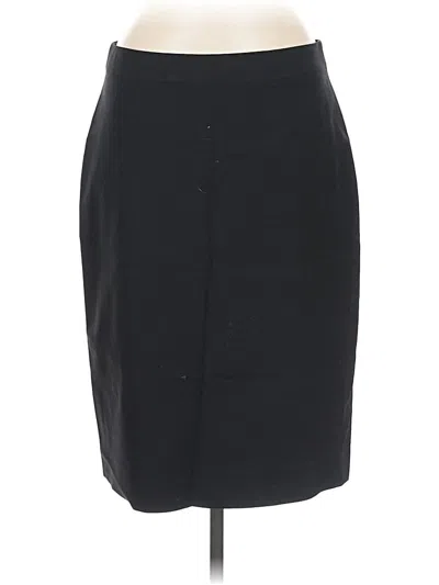 Pre-owned Banana Republic Wool Skirt In Black