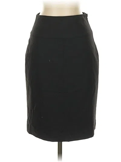 Pre-owned Banana Republic Wool Skirt In Black