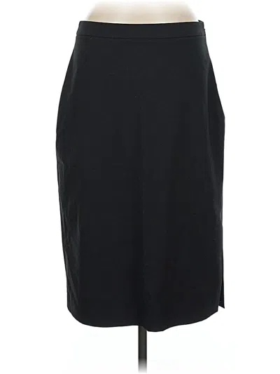 Pre-owned Banana Republic Wool Skirt In Black