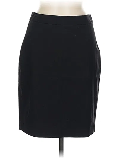 Pre-owned Banana Republic Wool Skirt In Black