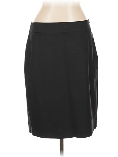 Pre-owned Banana Republic Wool Skirt In Black
