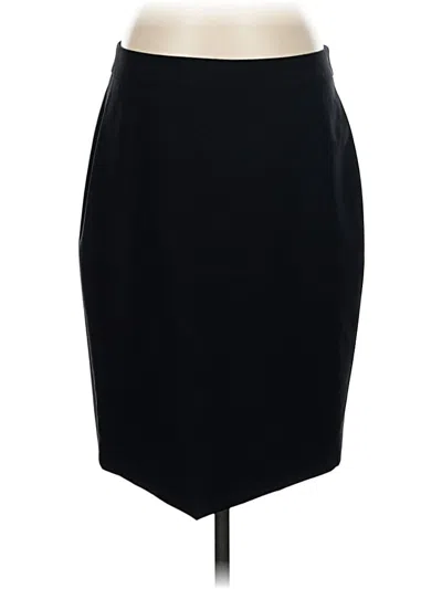 Pre-owned Banana Republic Wool Skirt In Black