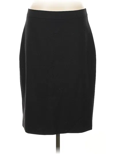 Pre-owned Banana Republic Wool Skirt In Black