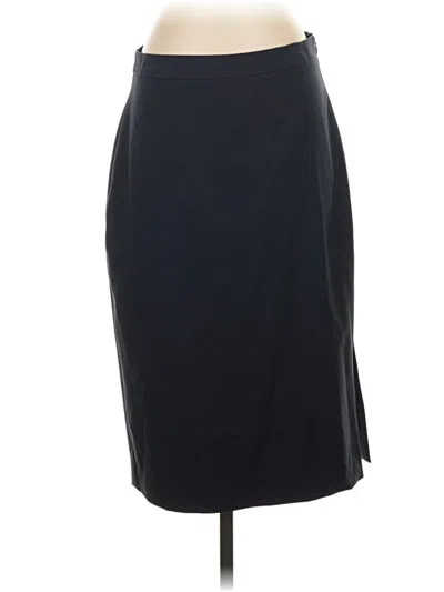 Pre-owned Banana Republic Wool Skirt In Black