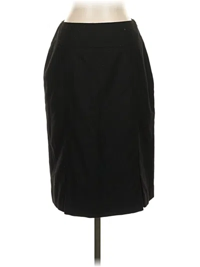 Banana Republic Wool Skirt In Black