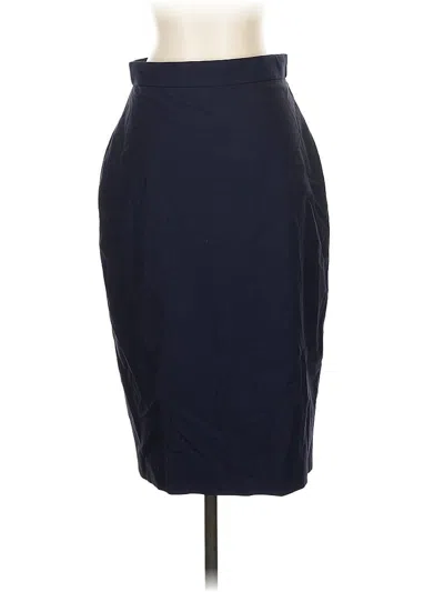 Pre-owned Banana Republic Wool Skirt In Blue