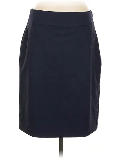 Pre-owned Banana Republic Wool Skirt In Blue