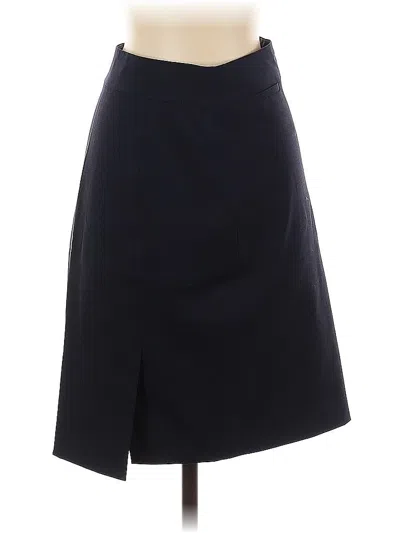 Pre-owned Banana Republic Wool Skirt In Blue