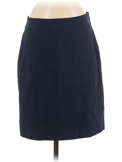 Pre-owned Banana Republic Wool Skirt In Blue