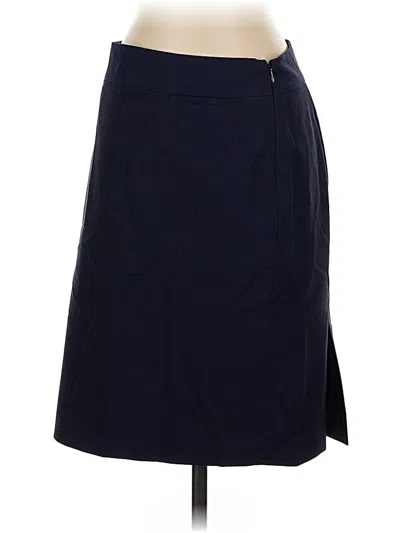 Pre-owned Banana Republic Wool Skirt In Blue