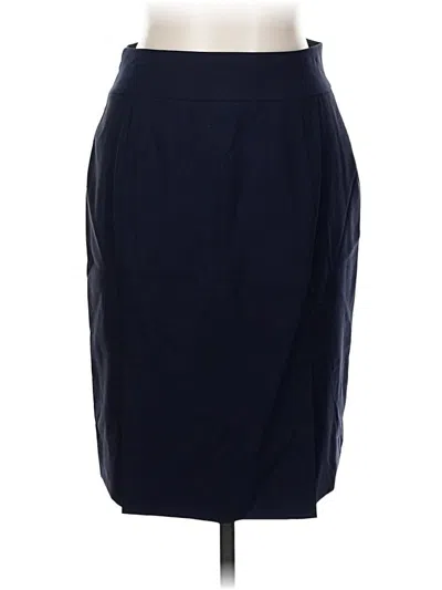 Pre-owned Banana Republic Wool Skirt In Blue