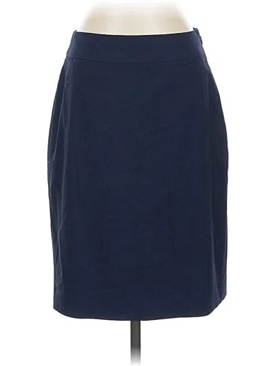 Pre-owned Banana Republic Wool Skirt In Blue