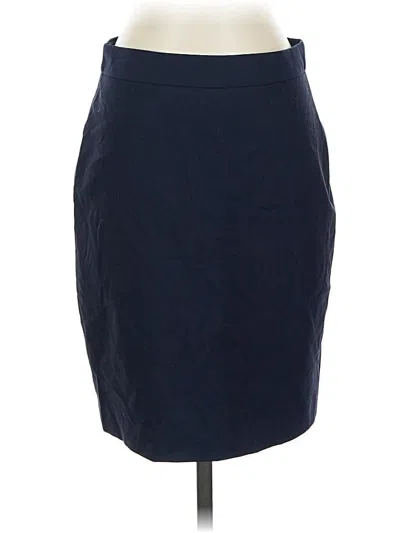 Pre-owned Banana Republic Wool Skirt In Blue