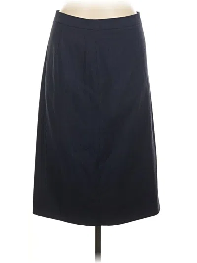 Pre-owned Banana Republic Wool Skirt In Blue