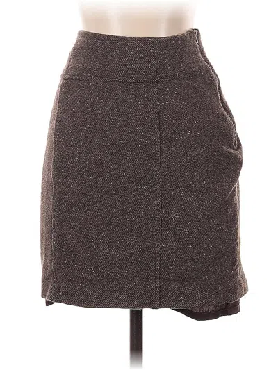Pre-owned Banana Republic Wool Skirt In Brown