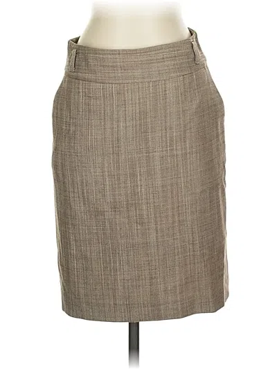 Pre-owned Banana Republic Wool Skirt In Brown