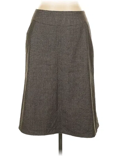 Pre-owned Banana Republic Wool Skirt In Brown