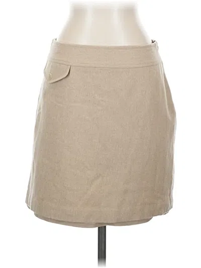 Pre-owned Banana Republic Wool Skirt In Brown