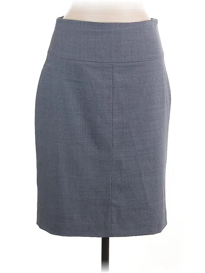 Pre-owned Banana Republic Wool Skirt In Gray