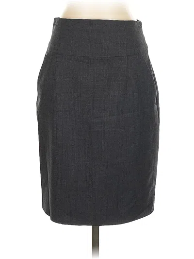 Pre-owned Banana Republic Wool Skirt In Gray