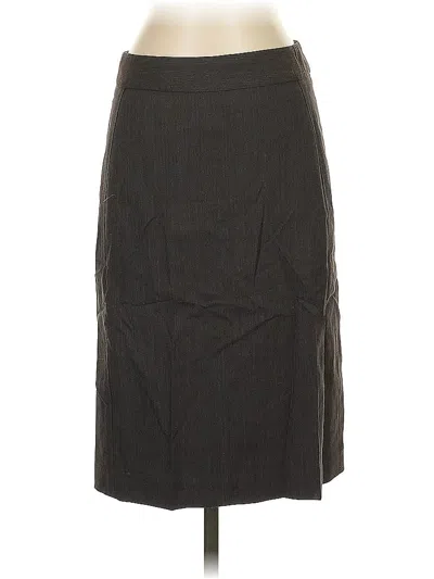 Pre-owned Banana Republic Wool Skirt In Gray