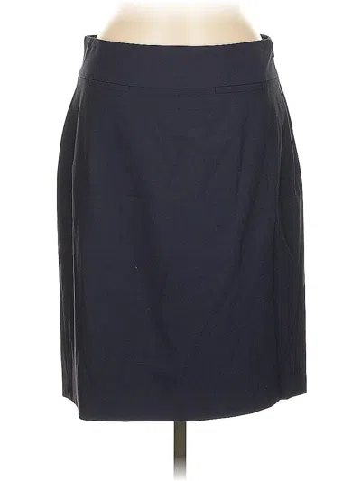 Pre-owned Banana Republic Wool Skirt In Gray